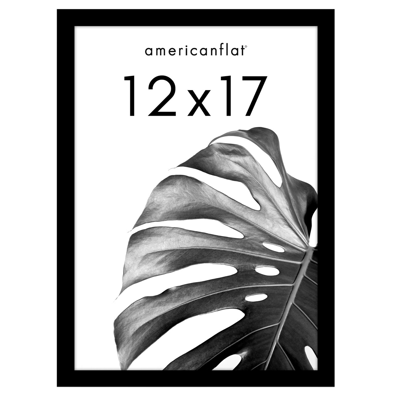 Americanflat Gallery Poster Frame - Wooden Picture Frame for Wall Art - Plexiglass Cover - Hanging Hardware for Horizontal or Vertical Display